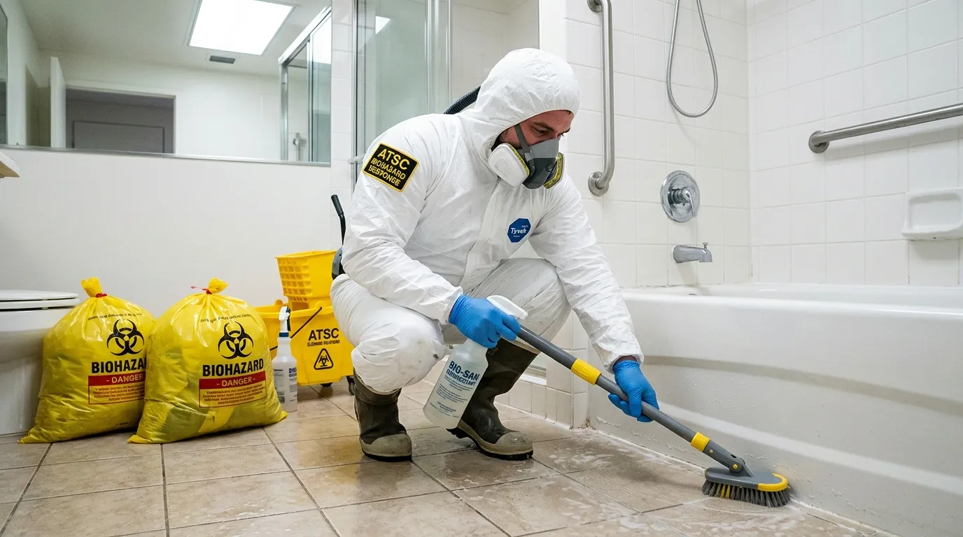 Decontamination equipment deployed for Blood Cleanup in Westlake